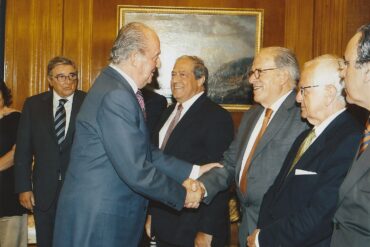 Miguel Ángel Gozalo y SM el Rey Juan Carlos I