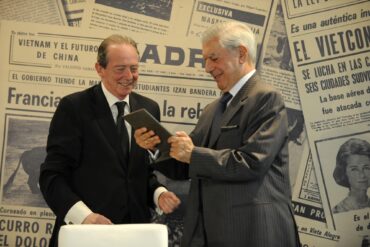 José Manuel Blecua y Mario Vargas Llosa