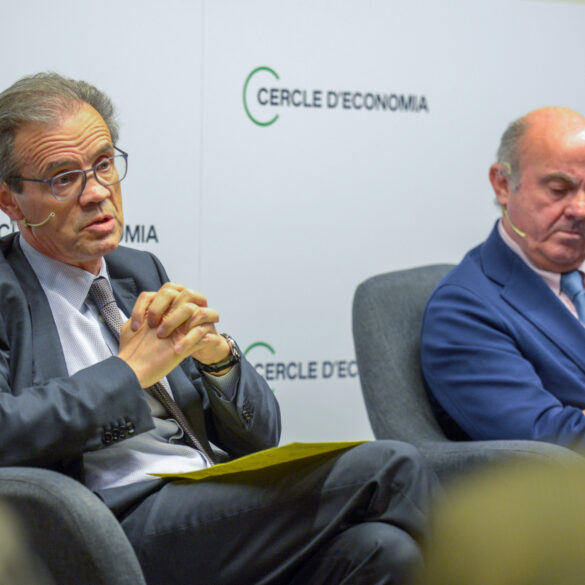 Jordi Gual y Luis de Guindos
